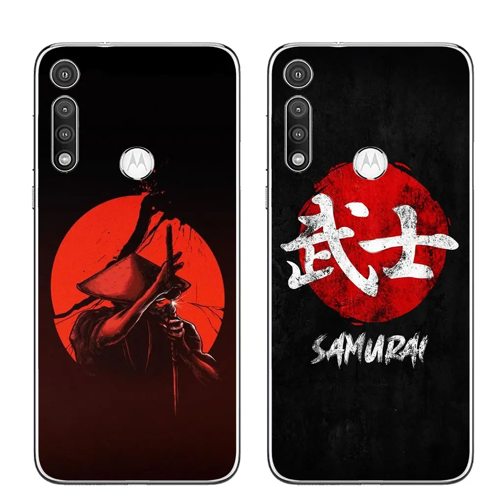 Japan Samurai Skeleton Skull Ninja Phone Cover Case for Motorola Moto Edge 50 40 Pro 30 neo 20 Lite Ultra One Fusion E22 G85