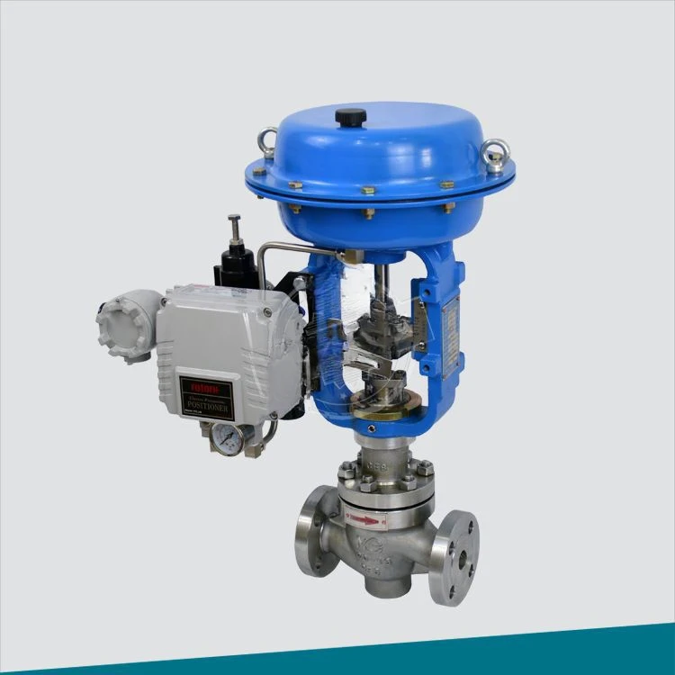 Pneumatisches Membranregelventil mit Rückkopfsignal 4-20MA-CV3000 Edelstahlventil