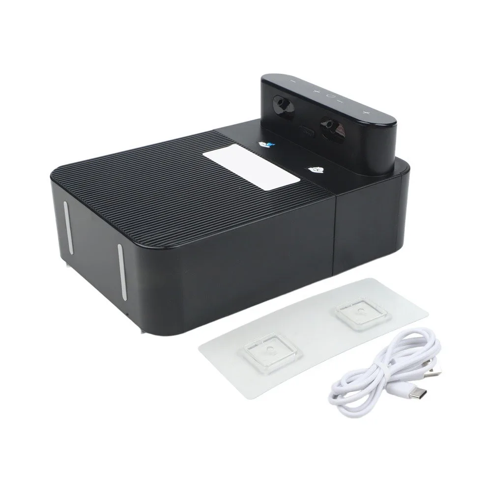Home Bathroom Touchless Foam Dispenser Automatic Soap Dispenser Dual Head Soap Device 9-Speed Adjustment Easy Refilling