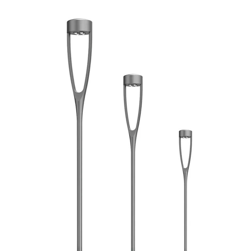 Алюминиевый литой уличный фонарь для дорог сообщества, уличный ландшафтный светильник, светодиодный садовый светильник из алюминиевого профиля