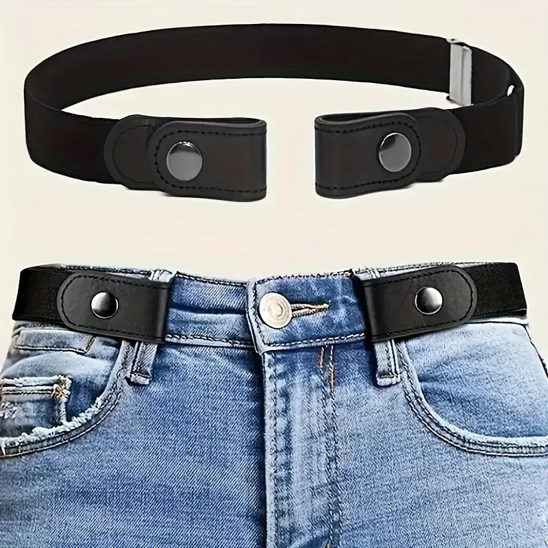 Cintura Elastica Senza Fibbia per Jeans e Abiti, Unisex, Comoda e Discreta, 1 Pezzo