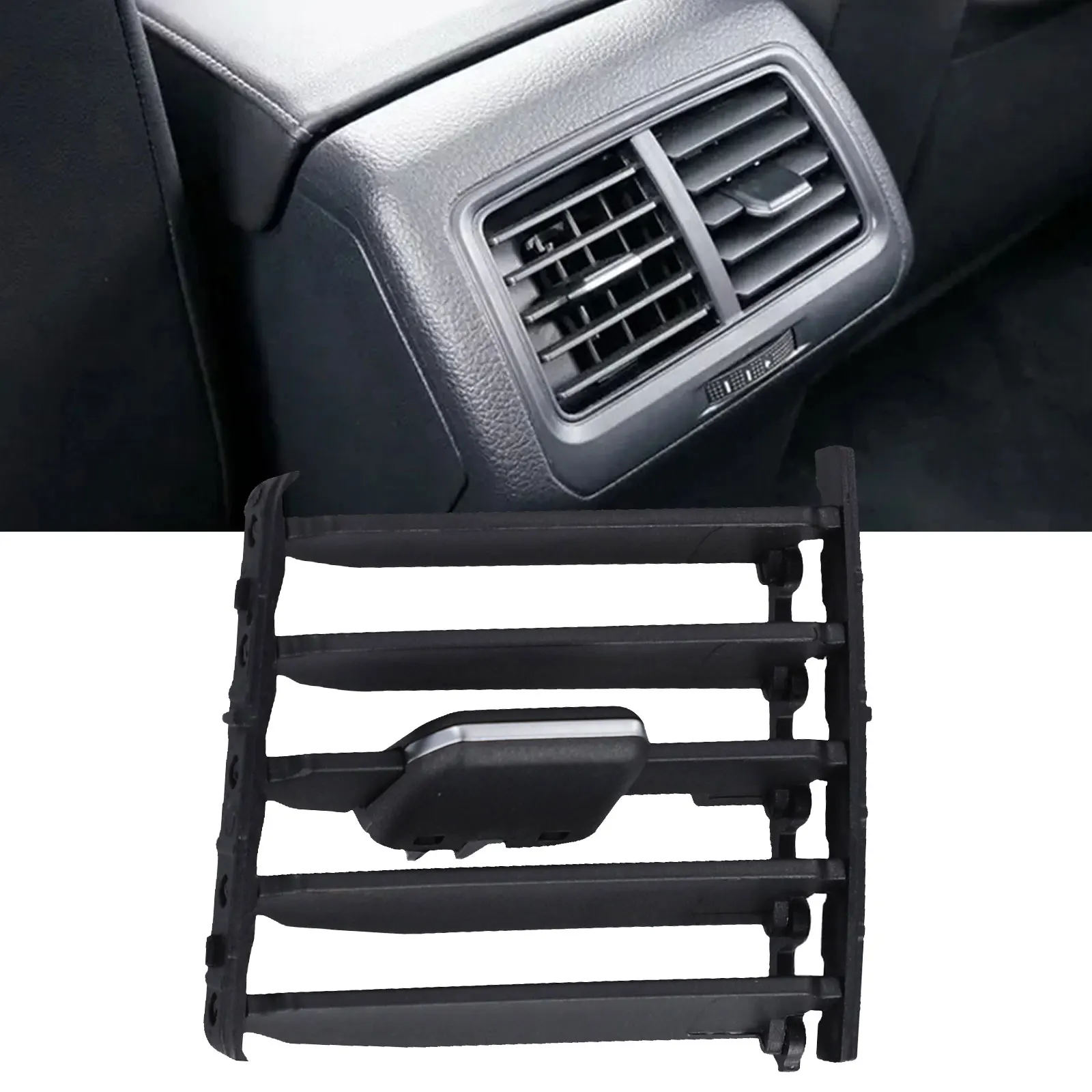 

Car Rear Armrest Center AC Air Vent Grill Folding Clip Trim For VW Golf 7 7.5 2013-2020 5GG819203 5G0819203