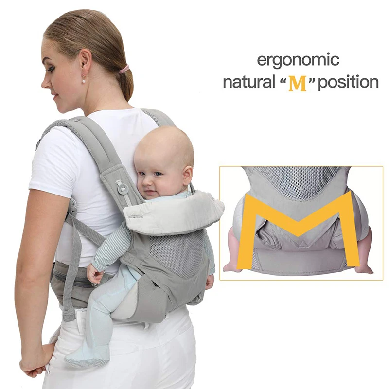 CUBY Baby Carrier Mesh Fabric Ideal for Summers cool Bearing 20KG Adjustable Baby Carrier newbron Friendly newborn baby wrap