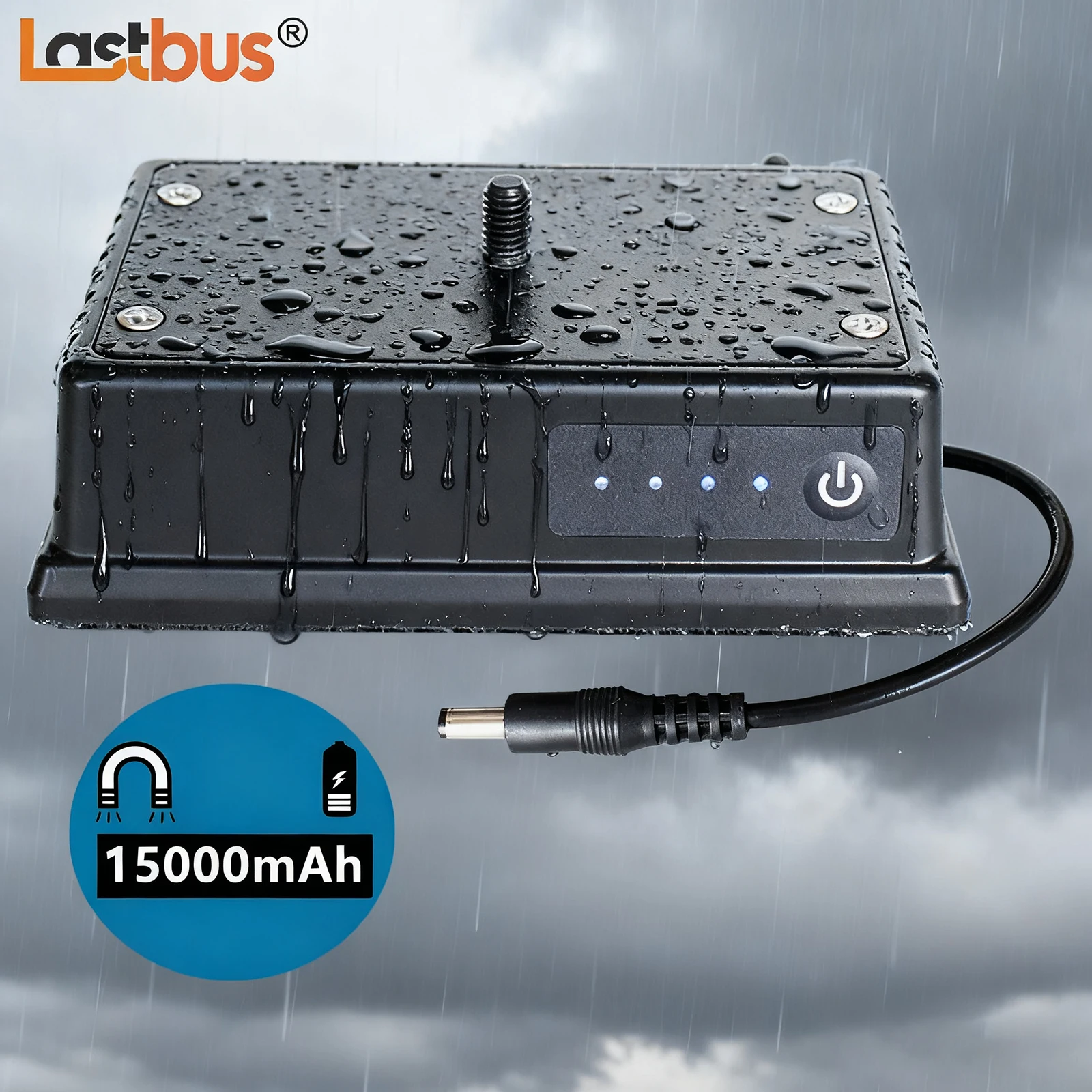 

Lastbus Power Bank With 15000mAh Rechargeable Battery Magnetic Base Dc Connector 12v