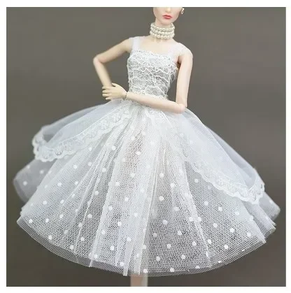 Pretty dress accessories Gifts White Black Pink Short Dress clothes for BB dolls BBI208