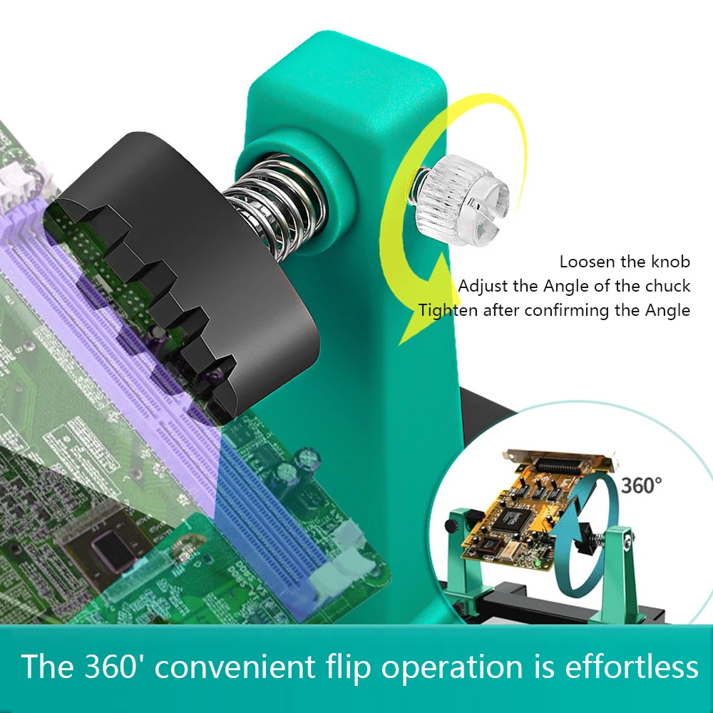 Circuit Board Welding Repairing Disassembly Fixture Multiple Specifications 360°MainBoard Circuit Board Maintenance Holder Tools