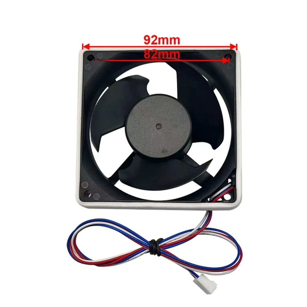 12V DC Cooling Fan Motor for Refrigerator Icebox HH0004962A 92mm 12x12x5cm Plastic Quiet Airflow Heat Management
