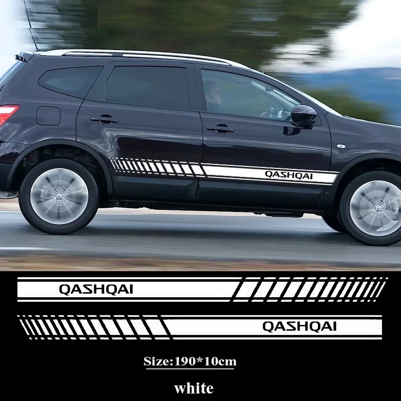 

Наклейка на кузов автомобиля для Nissan QASHQAI J10 J11, 2 шт.