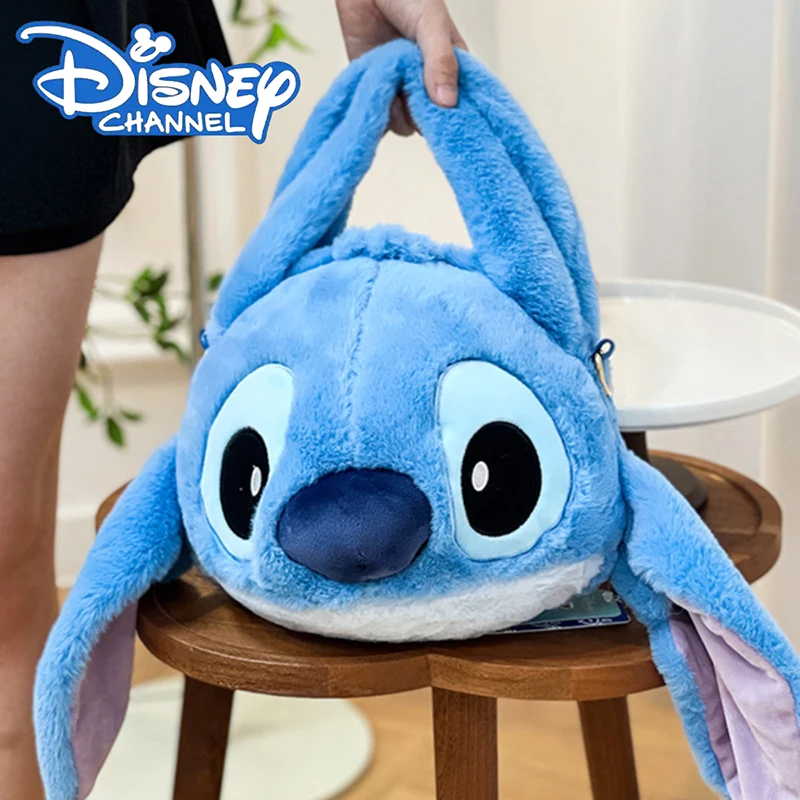 Disney Stitch Cartoon Schoudertas Cosmetica Opslag Pluche Messenger Bag Damesmode Anime Stijl Handtas Meisjes Verjaardagscadeaus