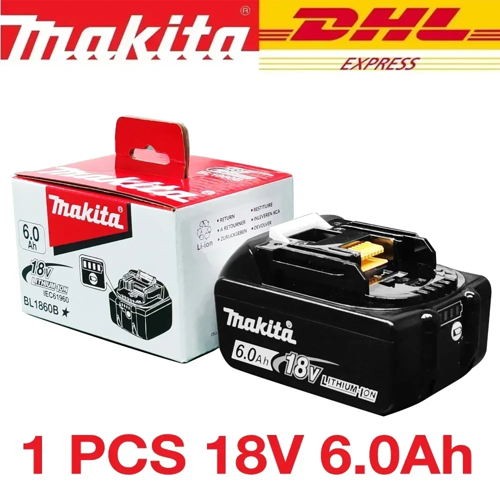 

Genuine Makita 5Ah 6Ah，for Makita 18V tool Battery BL1840 BL1830B BL1850B BL1850 BL1860 BL1815 Replacement Lithium Battery