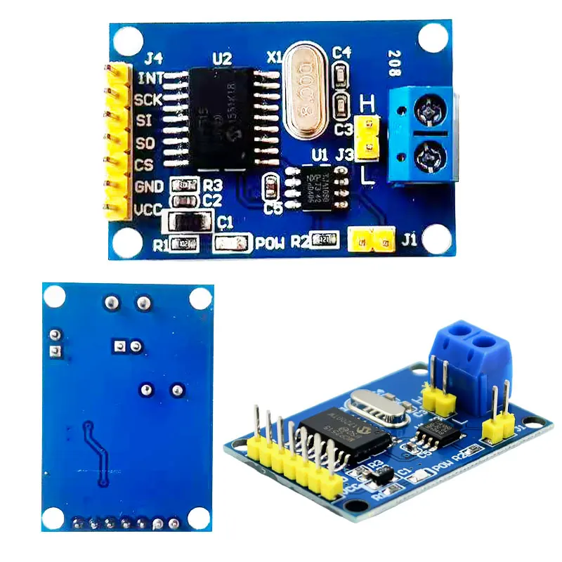 

MCP2515 CAN Bus Module TJA1050 Receiver SPI For 51 MCU ARM Controller