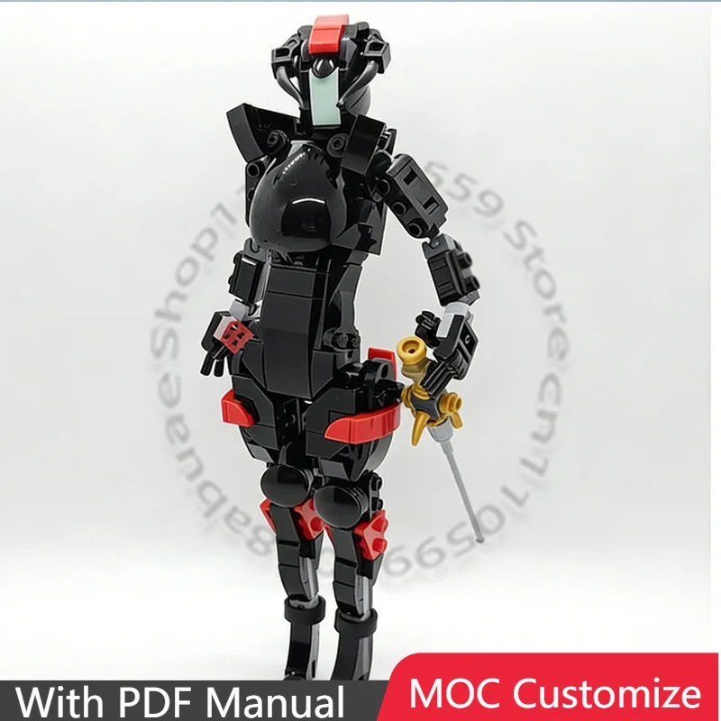 

254 детали, конструктор MOC на заказ, модульный конструктор, креативный дизайн, модель для сборки, детский конструктор, игрушка для мальчиков, подарок на Рождество