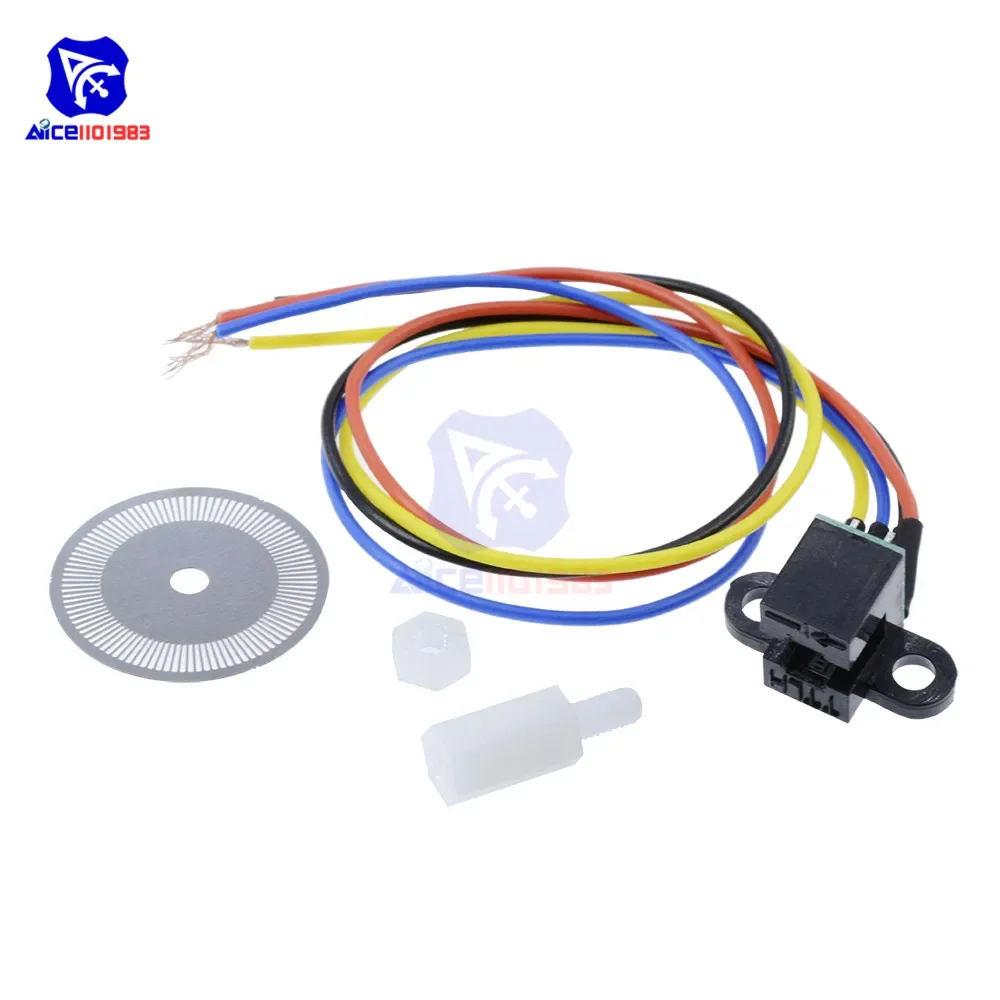 Photoelectric Speed Sensor Encoder Code Disc Disk Code Wheel for Freescale Smart Car 5V Laser Cutting Quadrature Signal Output