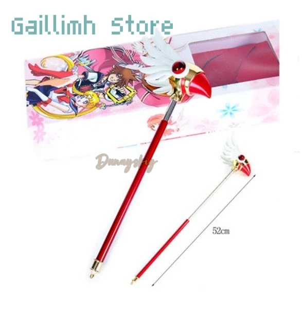 Anime Cardcaptor Sakura Card Captor Cosplay Kinomoto Sakura Cosplay Costume Wig Pink Lolita Dress Halloween Fancy Cos Party Suit
