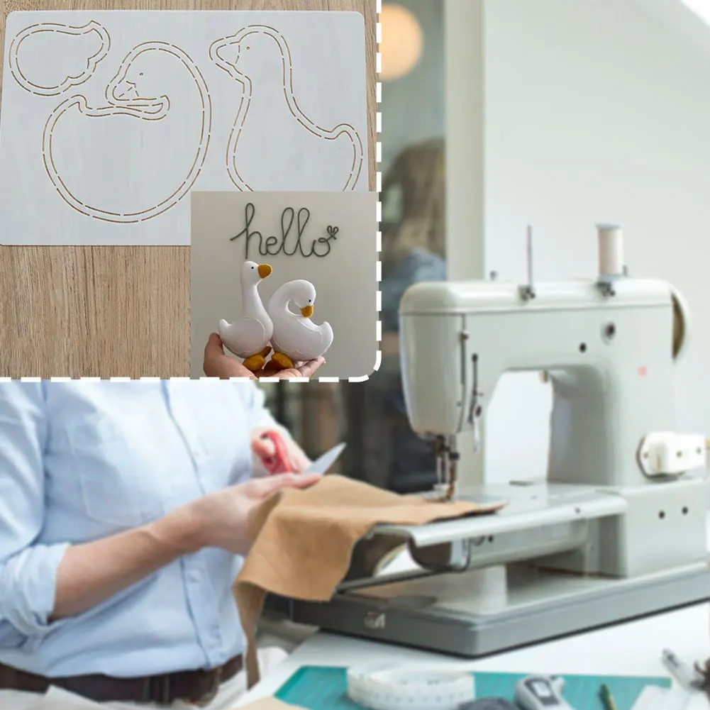 

Шаблон для вышивания, пластиковый шаблон для ручного шитья своими руками для куклы-животного