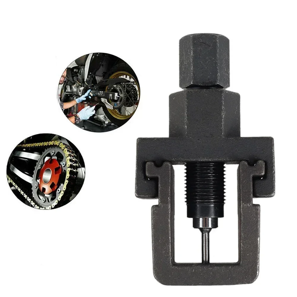 Motorcycle Chain Breaker Riveting Tool Link Removal Splitter DID Heavy Duty Chain Cutter Riveting Tool Carbon Steel Repair Tool