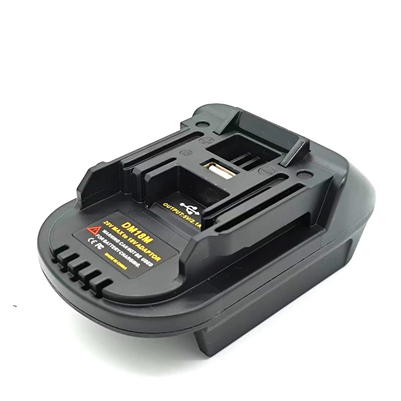 

DM18M Battery Adapter Converter for Milwaukee for Dewalt 18/20V Li-ion Batteries ConvertingTo for Makita 18V Battery Power Tools