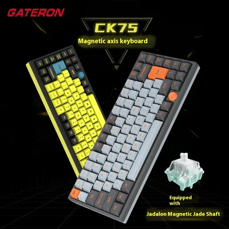 

Gateron E-Sports Magnetic Axis Mechanical Keyboard Ck75 Equipped With Magnetic Jade Axis And Adjustable Trigger Line Suitable