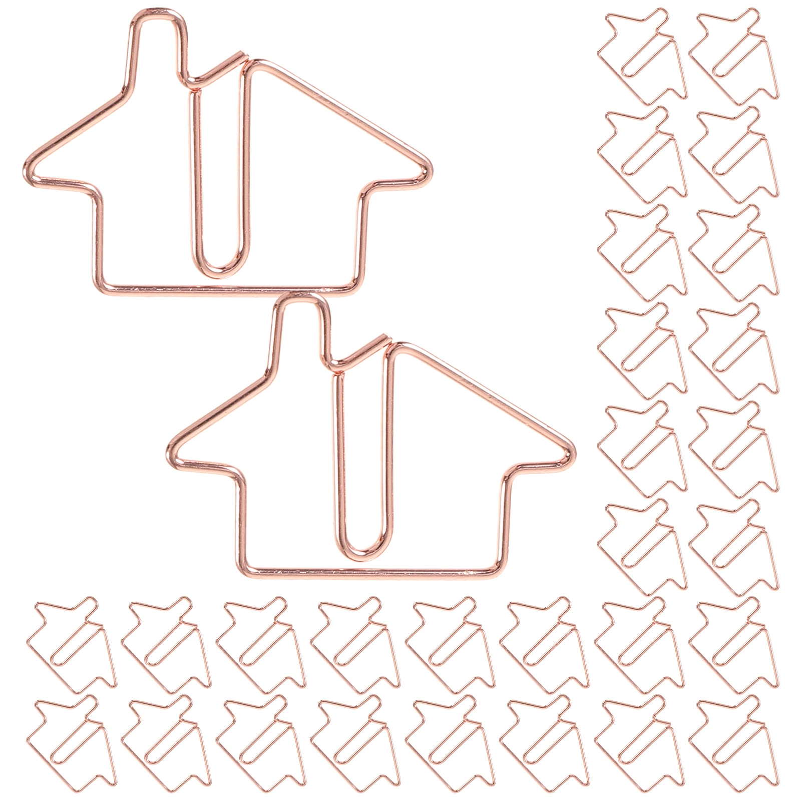 

50Pcs Decorative Paperclips Adorable Metal Clips for Filing Notes Cards Envelopes School Office Use Metal Paper Clips