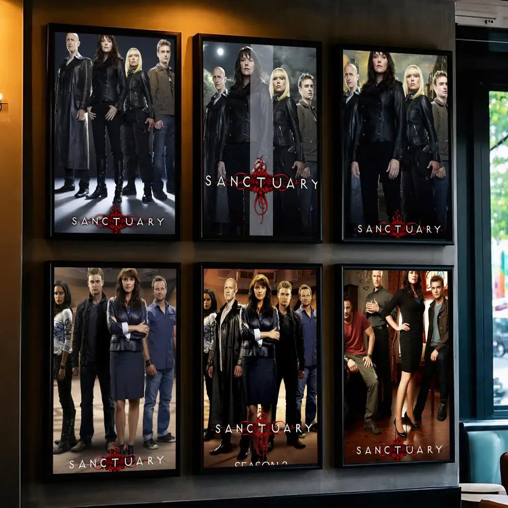 tv series S-Sanctuary-Y Poster Decorative Wall Art Sticker for Cafe Office Bedroom and Living Room