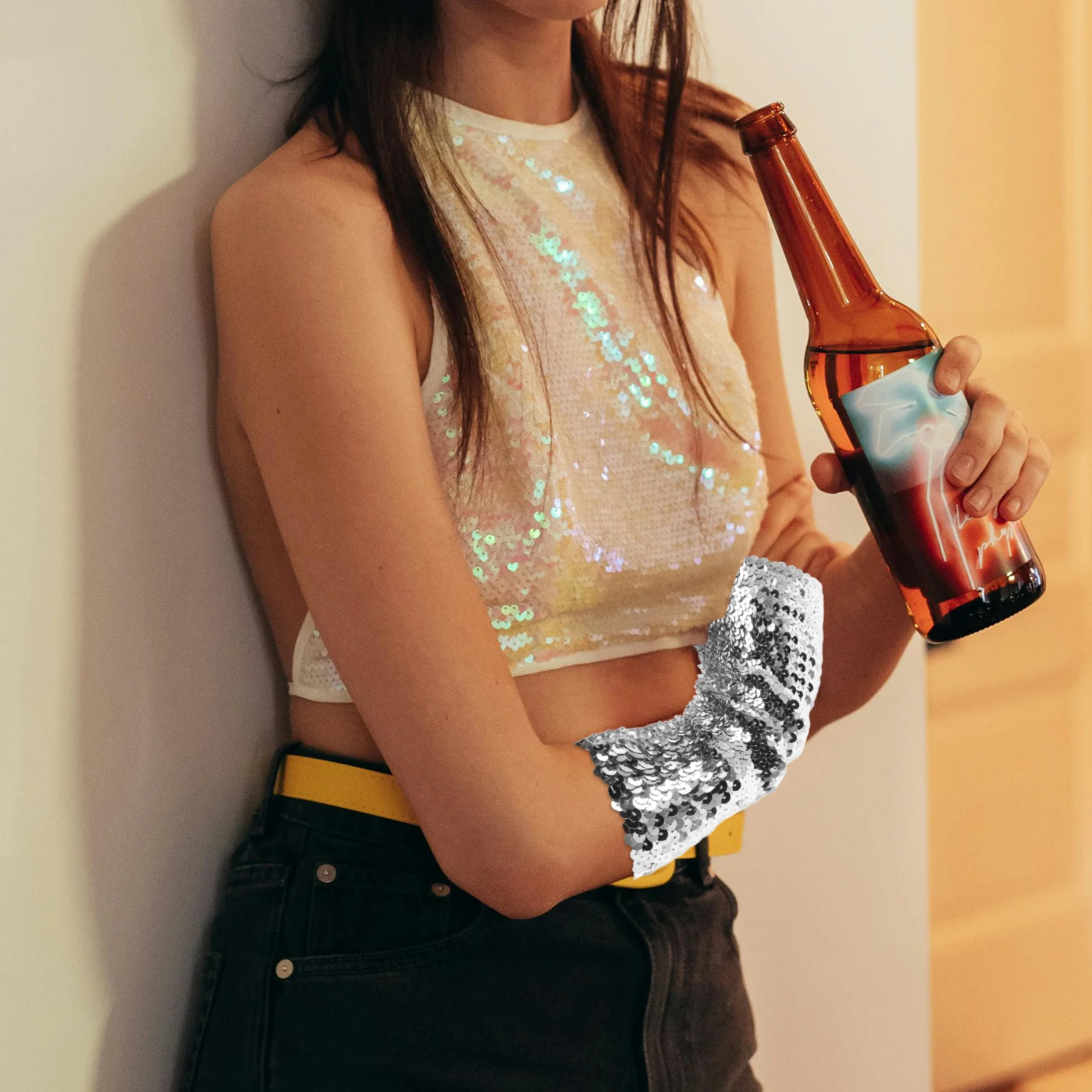 Рисунок 4 - 1 пара блестящих эластичных дискотечных