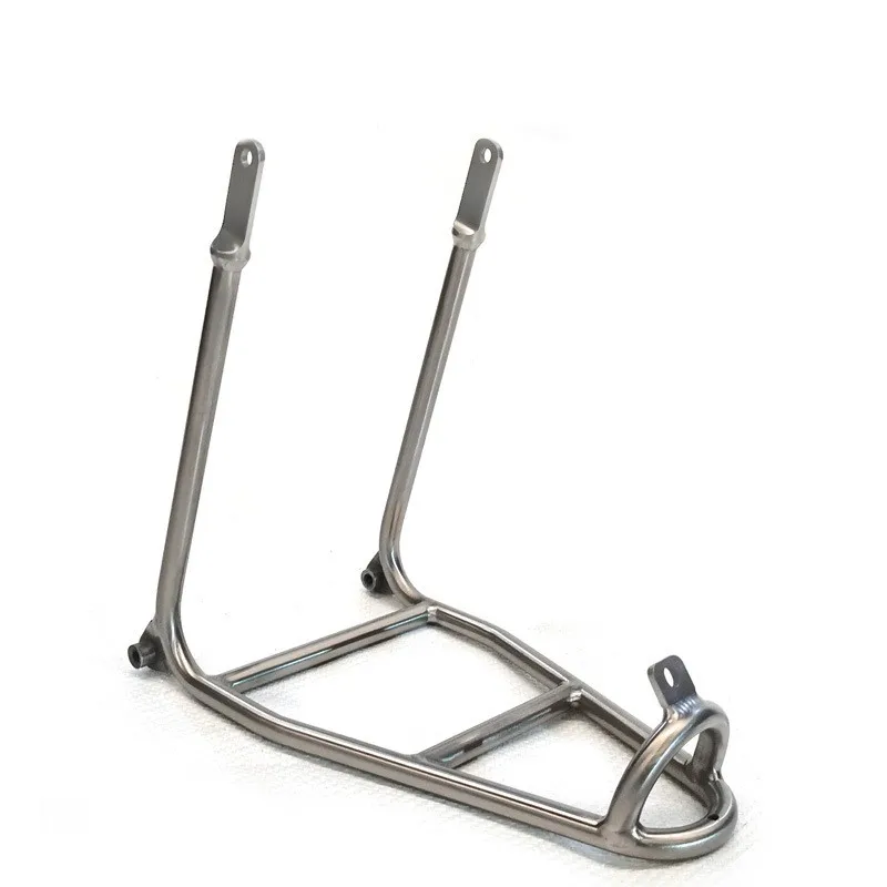 Folding bicycle rear triangle frame all titanium ultra-light for brompton bmx carrier bracket cargo racks