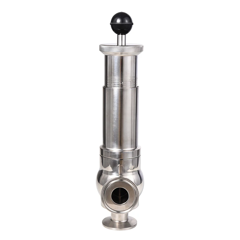 

2025Sanitary Stainless Steel 2 Inch Safety Release Adjustable High Pressure Valve Price of Pressure Relief Valves