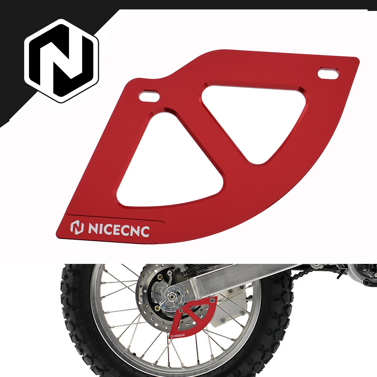 

NICECNC для Honda XR650R XR 650 R 2000-2007, алюминиевая защита заднего дискового тормоза CR125R CR250R CR500R CR 125R 250R 500R 1987-2001 2000