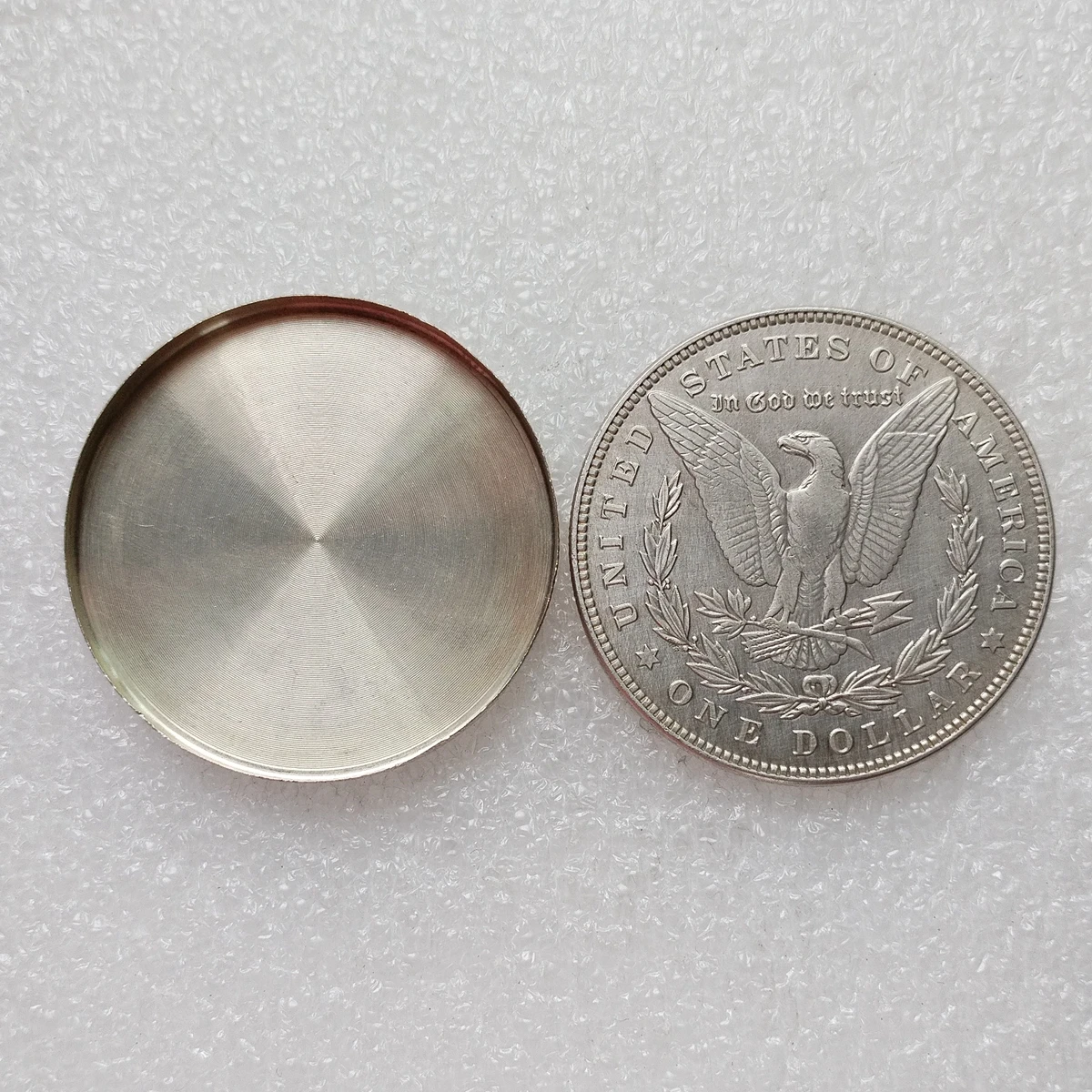 Two in One Morgan Dollar Set Coin Magic Tricks Close Up Illusions Gimmicks Prop