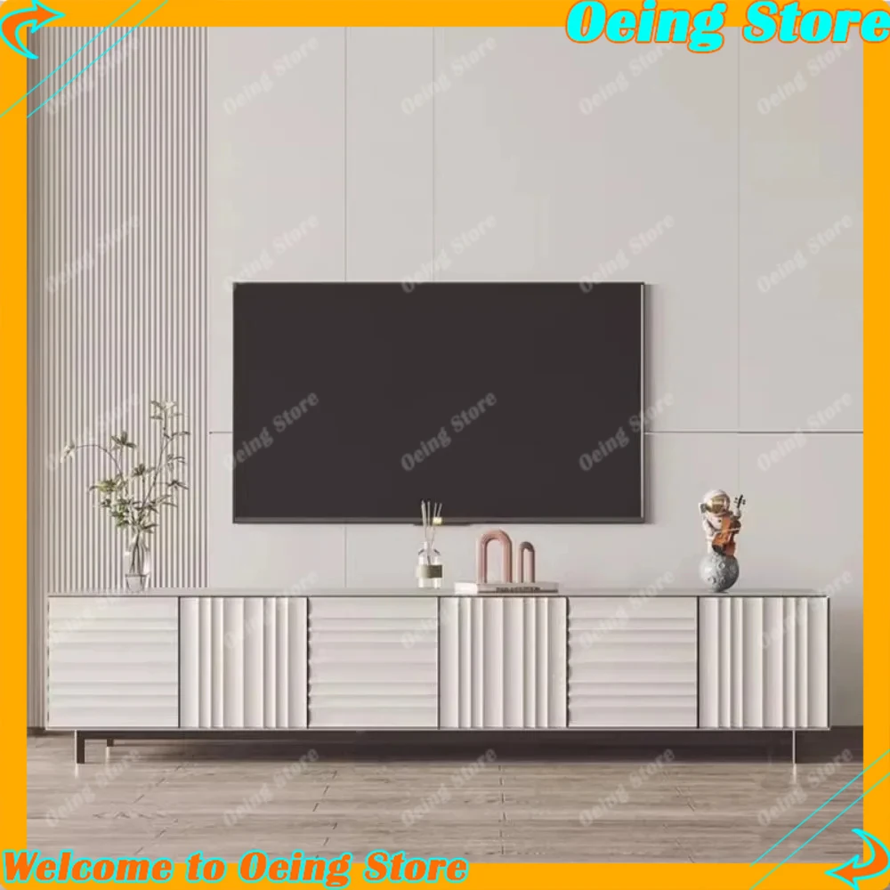 

Aesthetic TV Cabinet Luxury Nordic Style Entertainment Center Corner Design Modern Home Furniture Living Room Storage Solutions