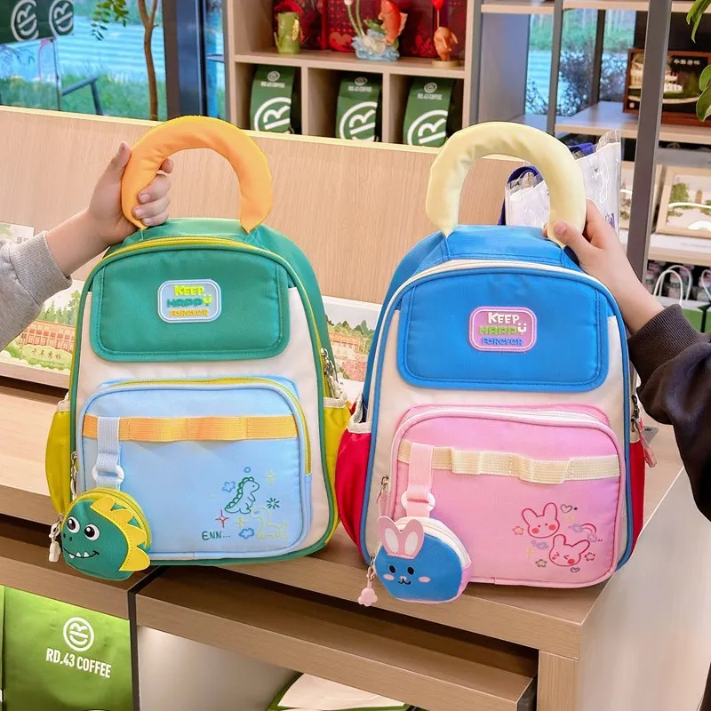 New Lightweight Backpack for Kids Ages 1-5,Double-Shoulder Kindergarten School Bag for Boys Girls,Cute Toddler Bookbag