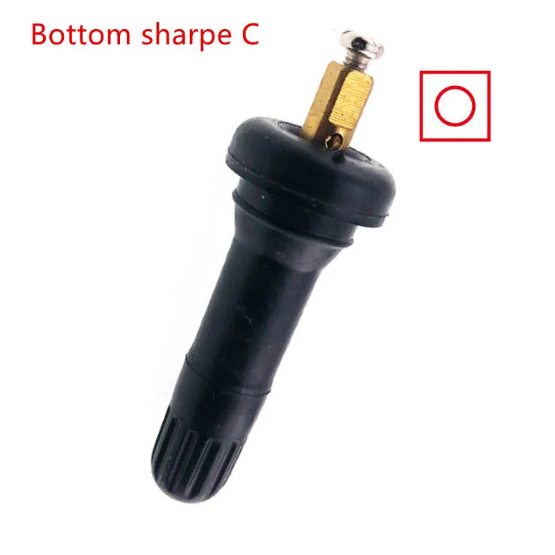 4pc TPMS Rubber Snap-in Tire Pressure Sensor Valve Stem Service Kit  Replacemen for 17-20008 20008 Tire Valves for BUICK