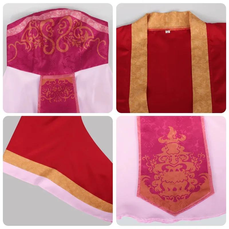 25COSАниме Аптекарь Дневники Маомао Костюм Женщины Ханфу Кимоно Платье Серьги Ожерелье Полный Комплект