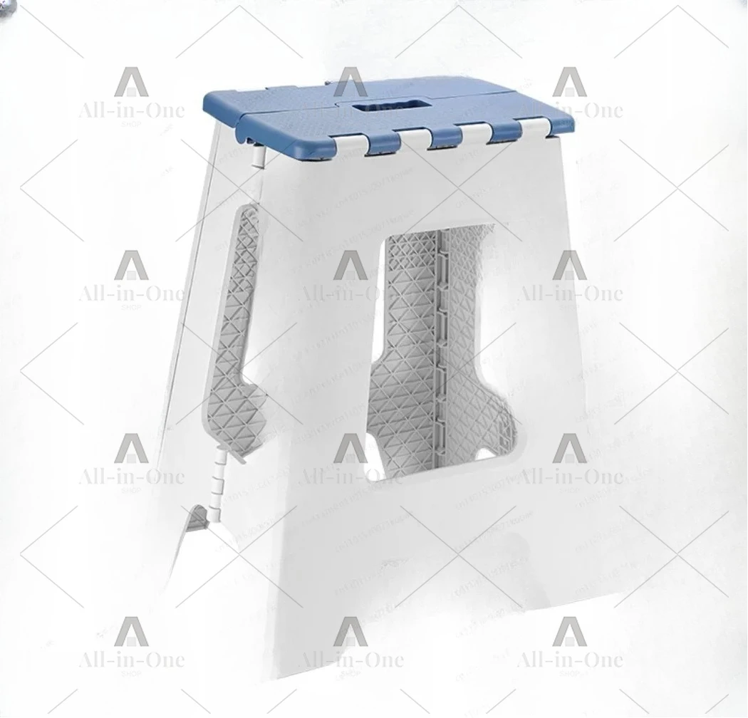 Folding Stool | Portable Outdoor Portable Adult High Stool (Thickened Plastic, for Home Dining/Bathroom – Small Bench)