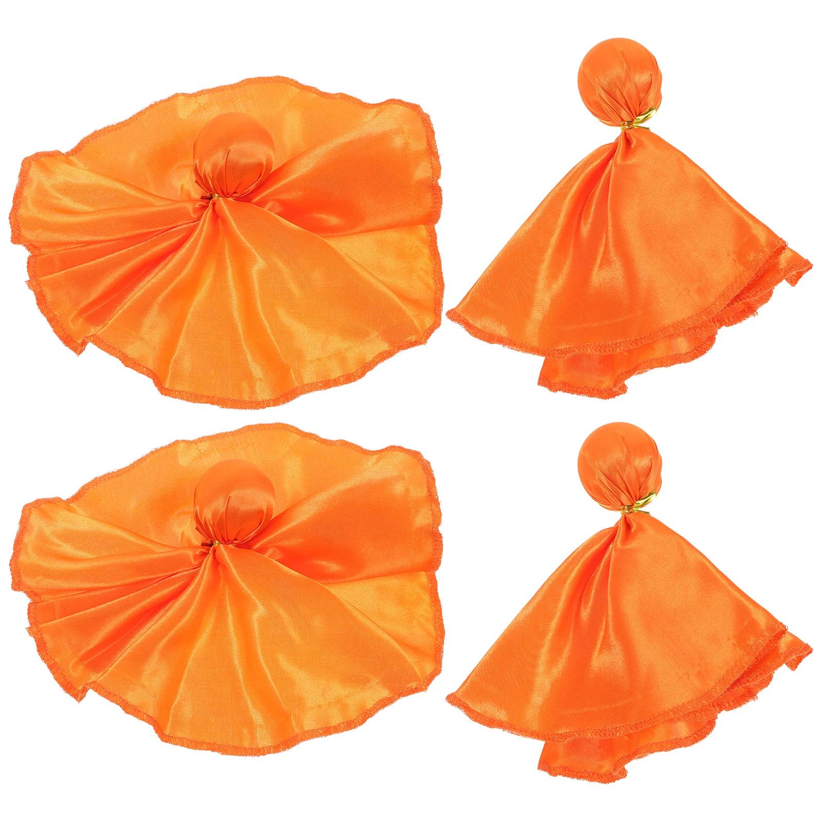 4 Pcs Props Football Penalty Flag Whistle Polyester Cloth Soccer Flags for Referee