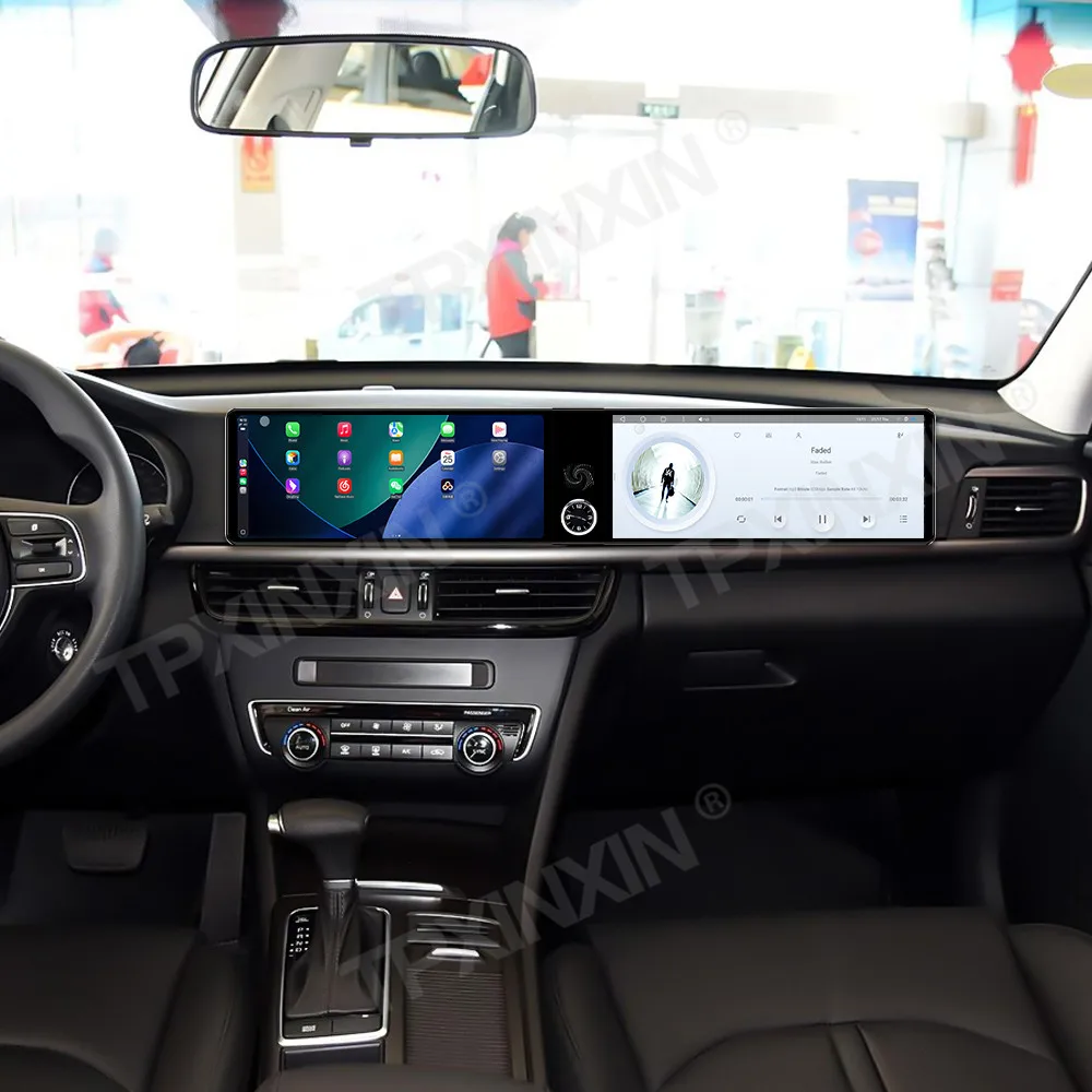 

12.3" Dual Screen Car Radio For Kia K5 2016-2019 Car Multimedia Video Player Stereo Auto GPS Navigation Carplay Head Unit 4G