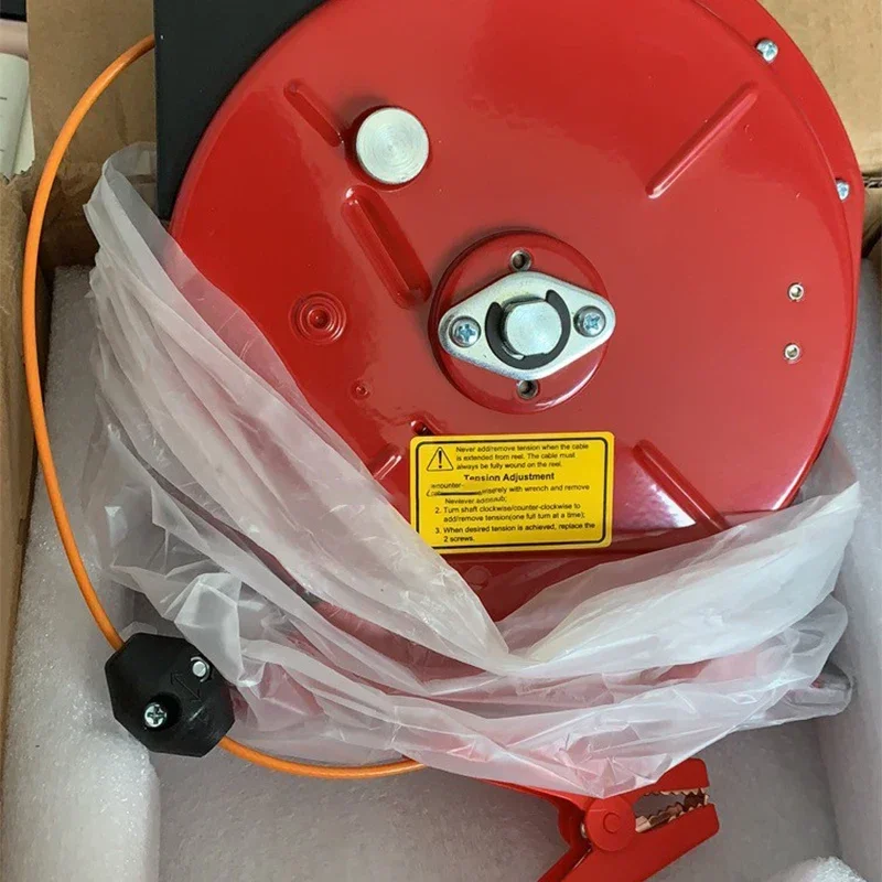 

Spring Retractable Grounding Reels Antistatic Reel Static Electrostatic Drum Reel 15m Length Single 15M Cable