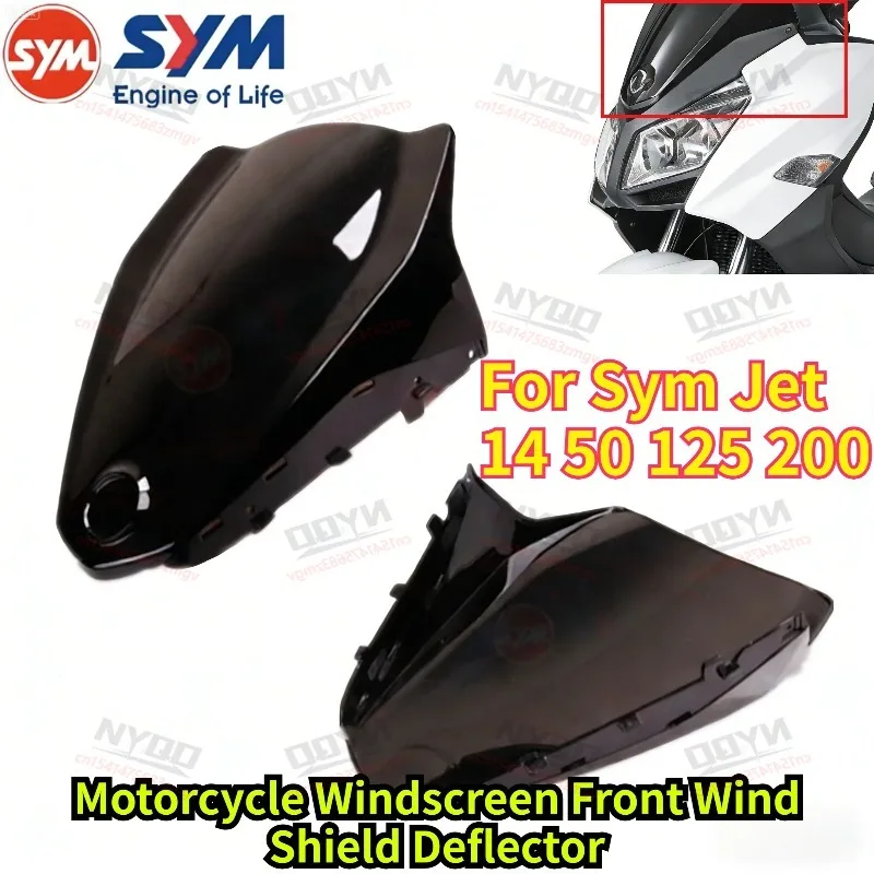 

Оригинальный ветровой щиток для мотоцикла, передний дефлектор для Sym Jet 14 50 125 200, аксессуары для скутеров и мотоциклов.