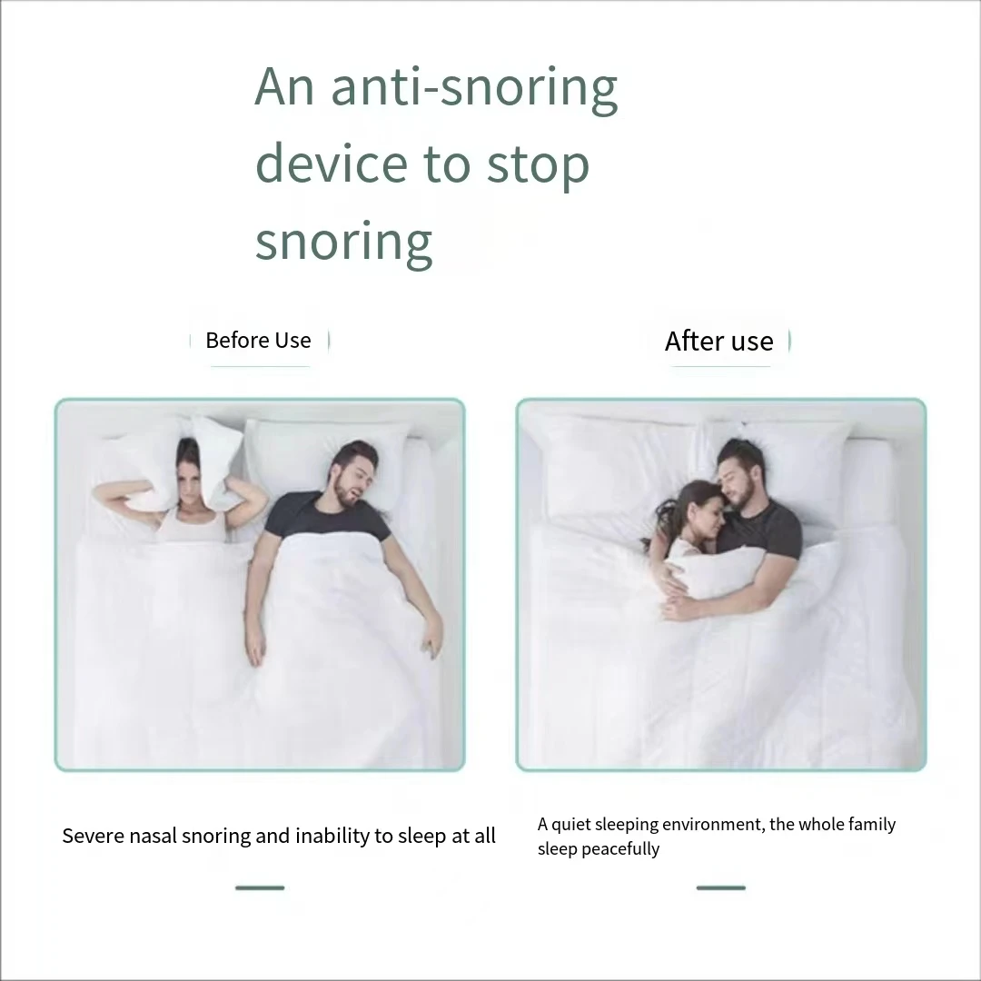 Magnetic Anti-Snoring Nose Clip Silicone Snore Nose Clip Snore Stopper Clip to Reduce Noise During Sleep Nose Snoring Clip