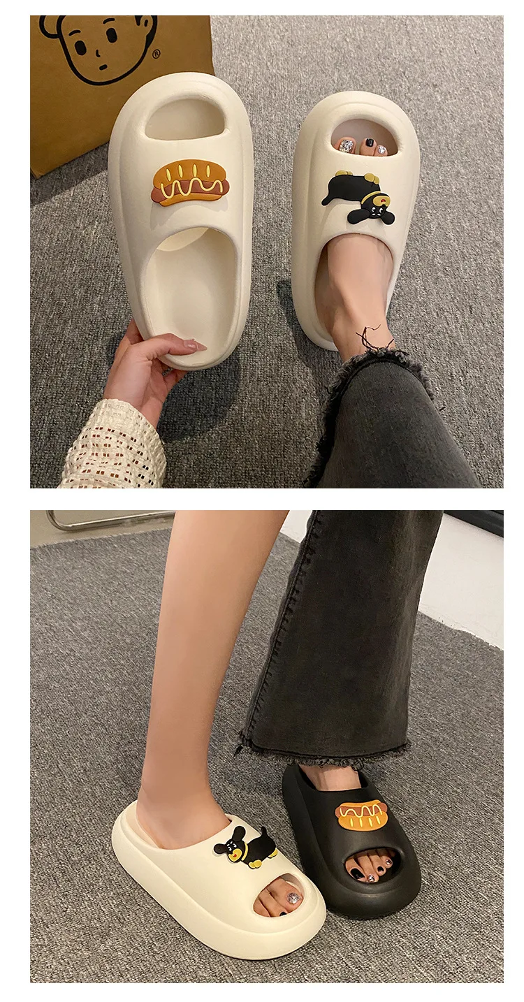 Niedliche EVA-Hausschuhe „Cloud Comfort“ – Unisex-Sommer-Slipper, rutschfeste und geruchsdichte Sandalen mit dicker Sohle für Zuhause/Strand – Detail 9