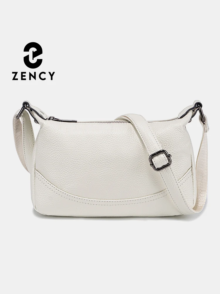 

Zency женская кожаная сумка-хобо через плечо для женщин, мягкие сумки-портфели для поездок на работу, Bolsas de Mujer, новинка 2023 года