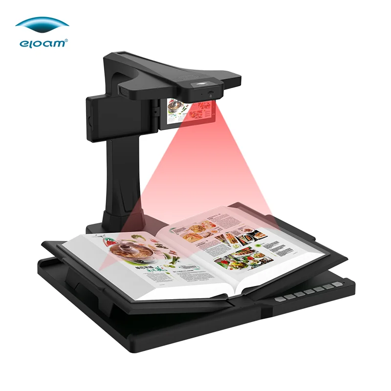 V-Shape A3 Book Scanner, 28MP High Accuracy Document Scanner with  Function, 1 Second Scan Speed, USB Connection