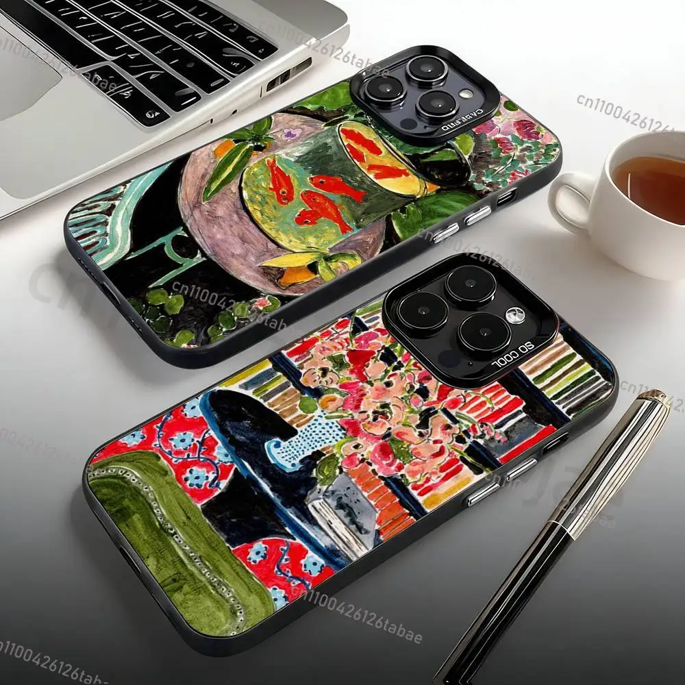

FOR H-Henri M-Matisse Art Pal Phone Case For iPhone 17,16,15,14,13,12,11,Pro,Max,Plus,Mini, Anti Fall Matte Hard Bumper
