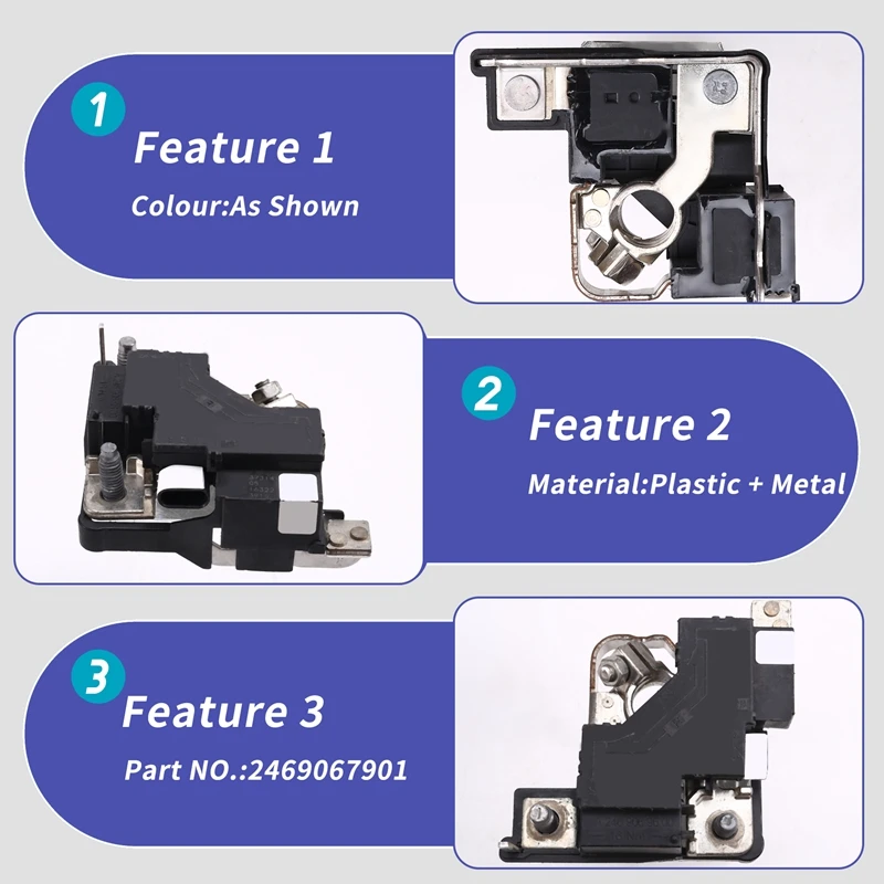 2469067901 Car Battery Negative Wire Sensor For Mercedes Benz W213 W205 C180 C200 GLC300 2469069600 2469068601