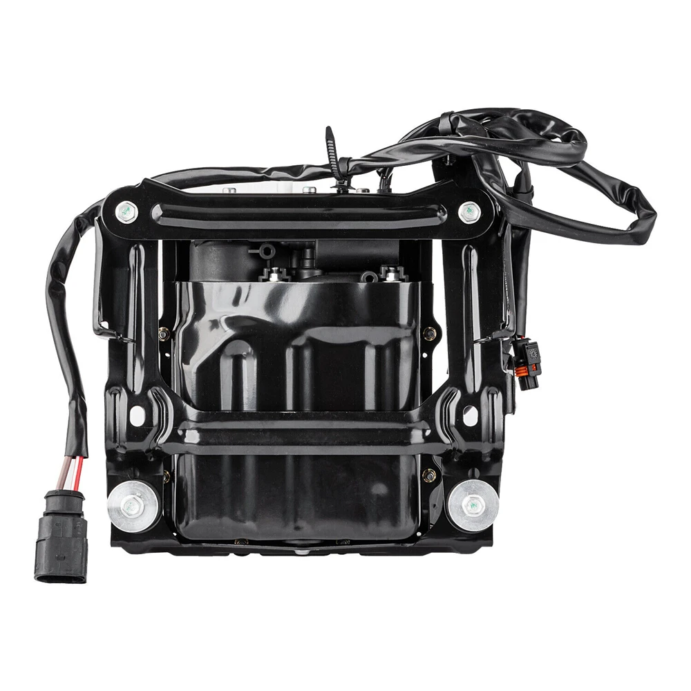 Air Ride Suspension Compressor Pump with Cage Assembly For Porsche Cayenne 970  2009-2016  97035815107  97035815111  97035815108