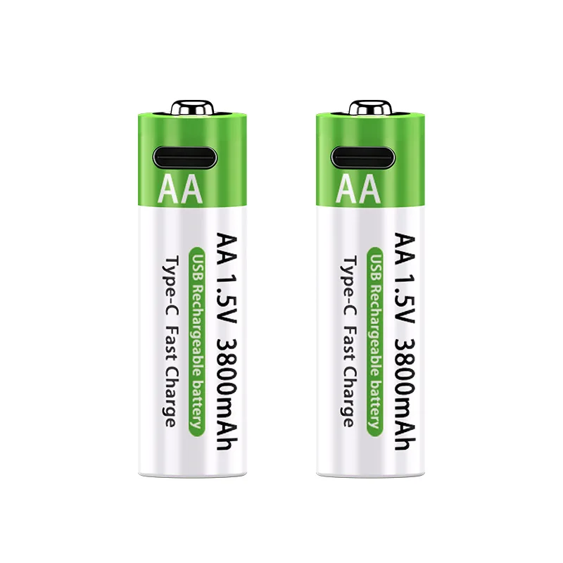 TYPE-C 1.5V USB 3000mAh Rechargeable Batteries for Wireless Mouse Facial Cleansing Device Wireless Keyboard Instrument Battery