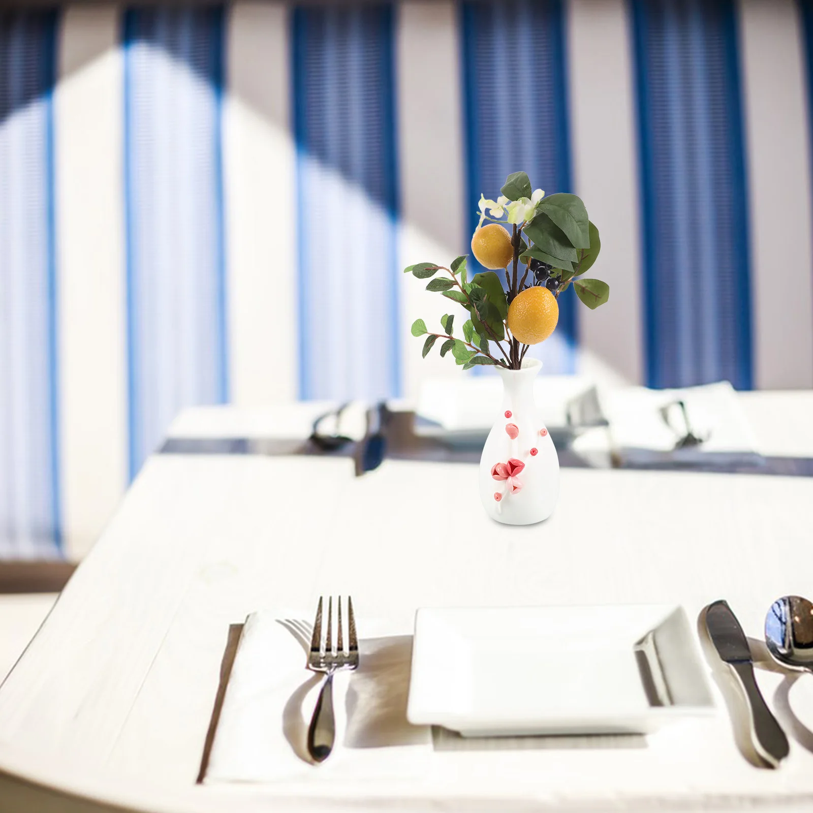 

Artificial Fruit Pick Spring Lemon Blueberry Branch Summer Simulation Flowers Decorations Home Vase Kitchen Flower Room Decor