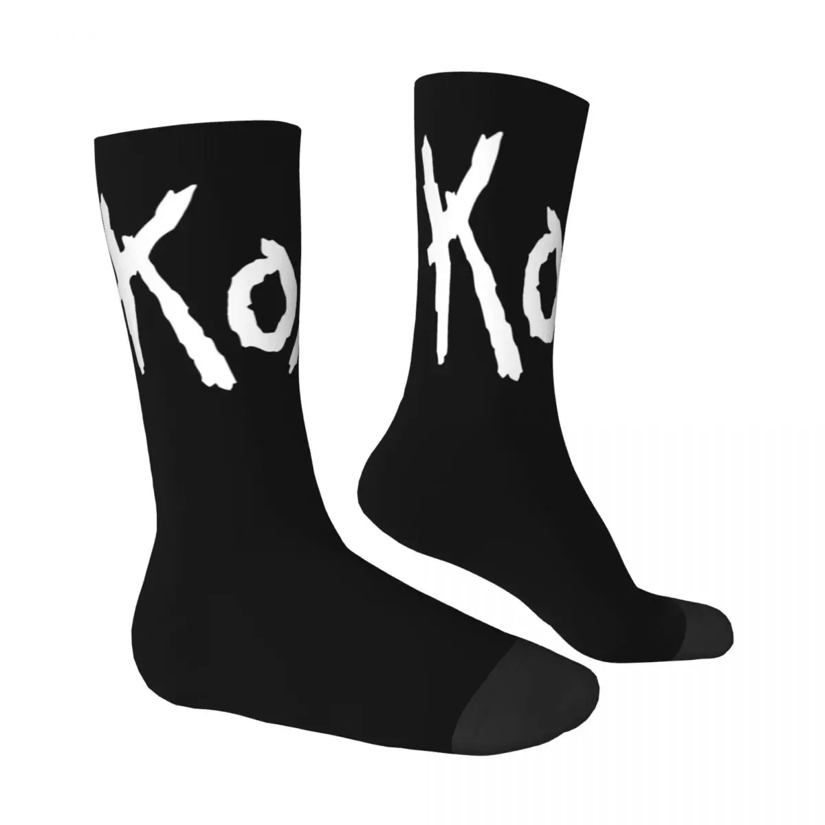 Korn Band Socks Harajuku Music Rock Stockings Autumn Anti-Slip Unisex Men Socks Soft Breathable Printed Running Sports Socks