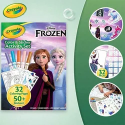 Crayola Color & Sticker Activity Coloring Book Sheets Set 04-2744 Frozen II