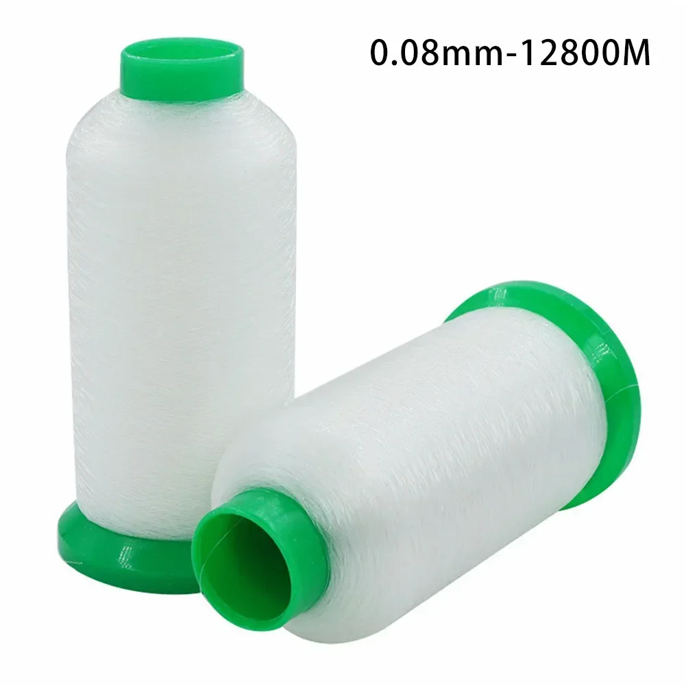 0.08-0.25mm Nylon Fish Silk Line 1420/6100/8800/12800M Fish Silk Wire Transparent Crystal Thread Fishing Thread Flower Edge Line image 4